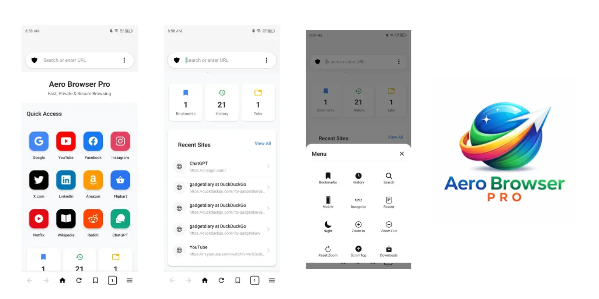 Aero Browser Pro: A Private, Fast, and Ad-Free Android Browser