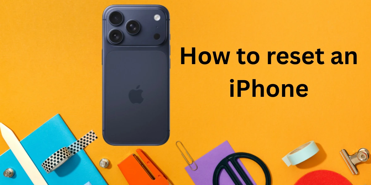 image from How to reset an iPhone